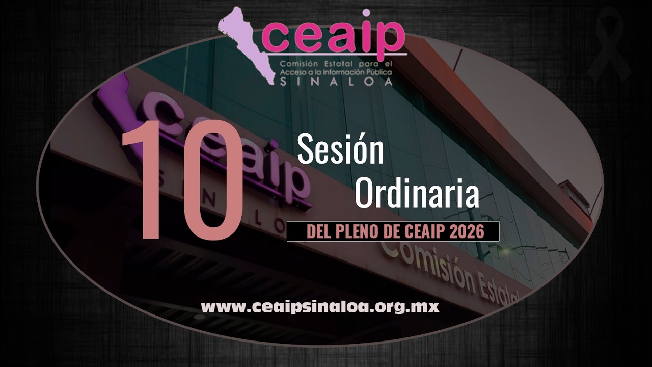 Sesión Ordinaria del pleno CEAIP 10/26