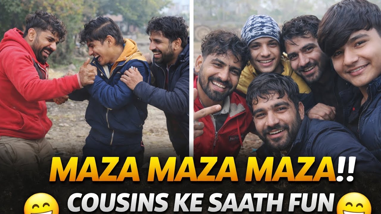 Maza |Fun ☺️ with all cousins 