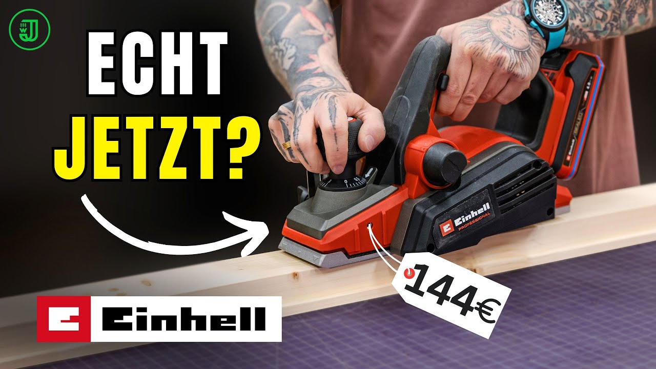 AKKU HOBEL von EINHELL für nur 144€ 👉 DAS hab ich so NOCH NIE GESEHEN! 😲 | Jonas Winkler