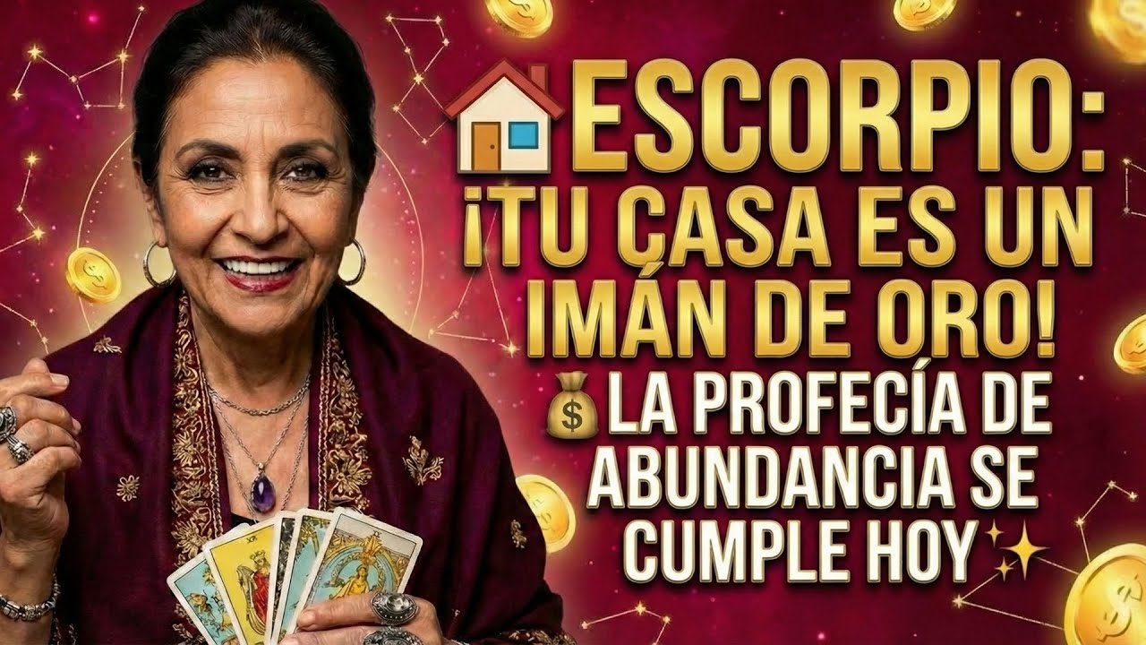 🏠 ESCORPIO: ¡TU CASA ES UN IMÁN DE ORO! 💰 LA PROFECÍA DE ABUNDANCIA SE CUMPLE HOY ✨