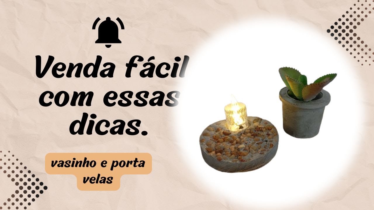 DICA FÁCIL: VASINHOS PARA CACTO E SUCULENTA E PORTA VELAS.