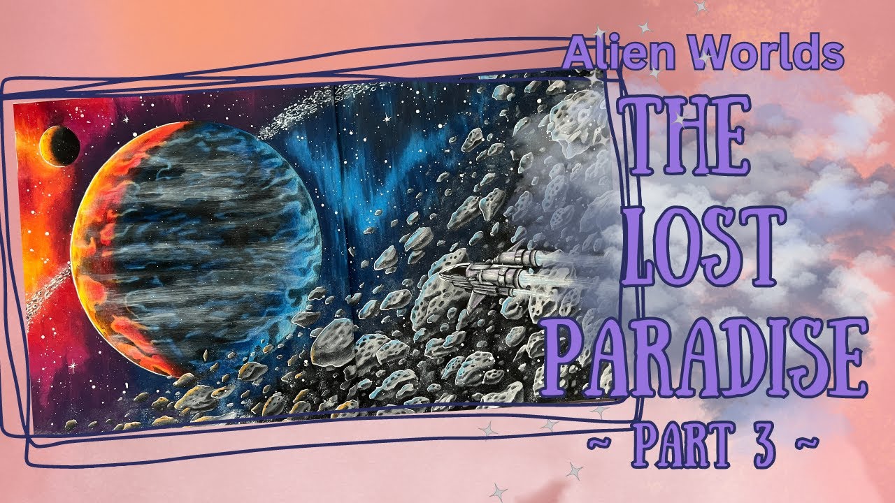 Alien Worlds | The Lost Paradise Pt. 3 | Finishing the Page | Adult Coloring