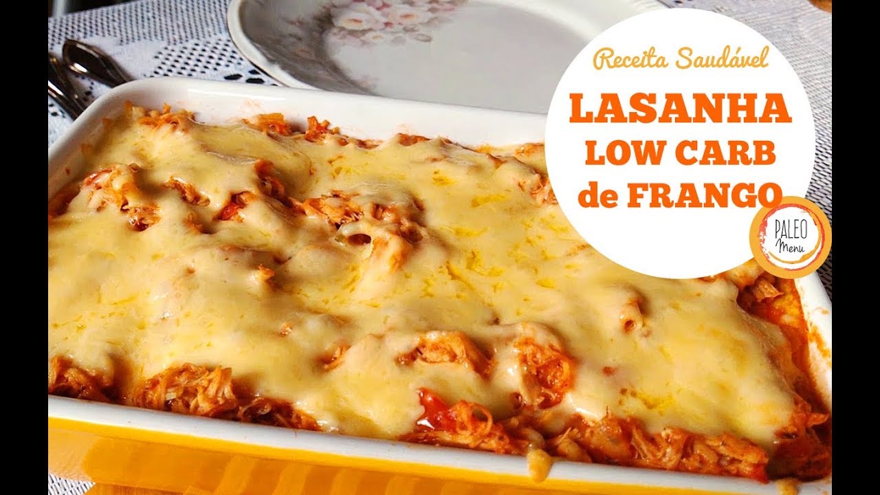Lasanha Low Carb de Frango com Massa de Panqueca | Paleo Menu App