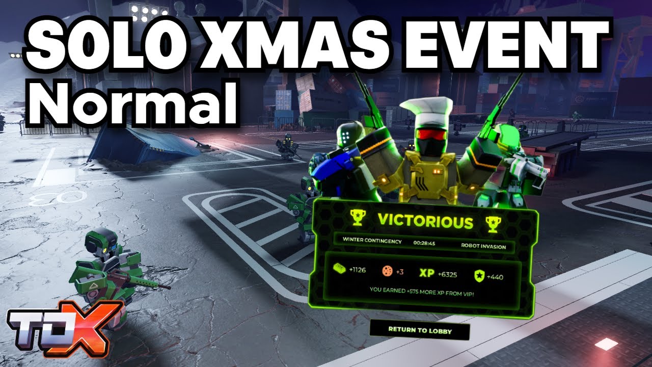 TDX SOLO Xmas 2025 Normal Man VS Steel (No Power Ups, No Rewinds)
