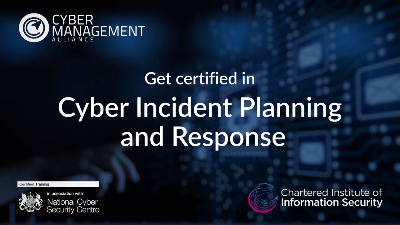 NCSC-Certified Cyber Incident Planning and Response Training