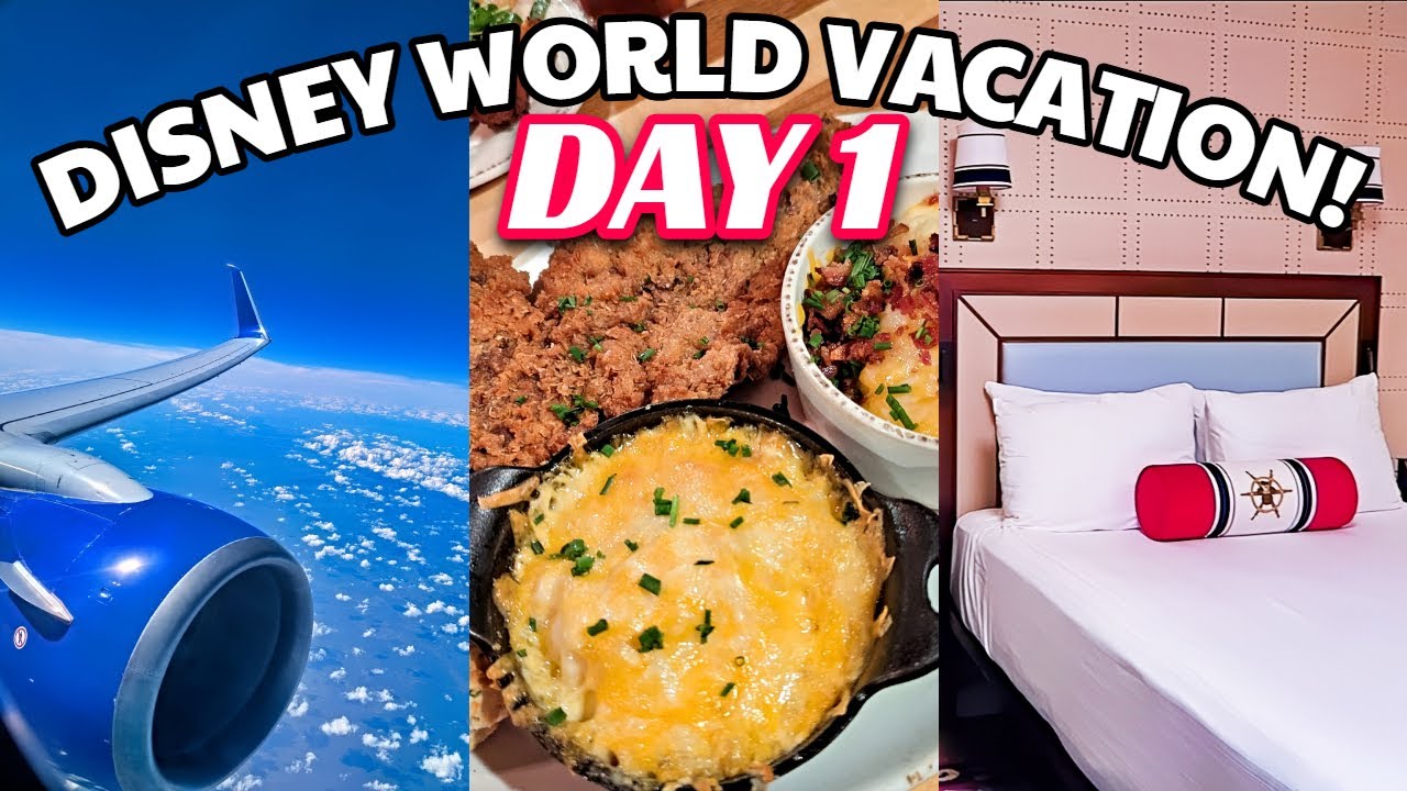 WALT DISNEY WORLD VACATION: DAY 1! First Time Plane Flight, Disney Resort & Storytime