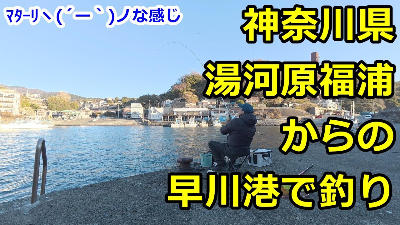 2026.1.10 神奈川県湯河原福浦→早川で釣り