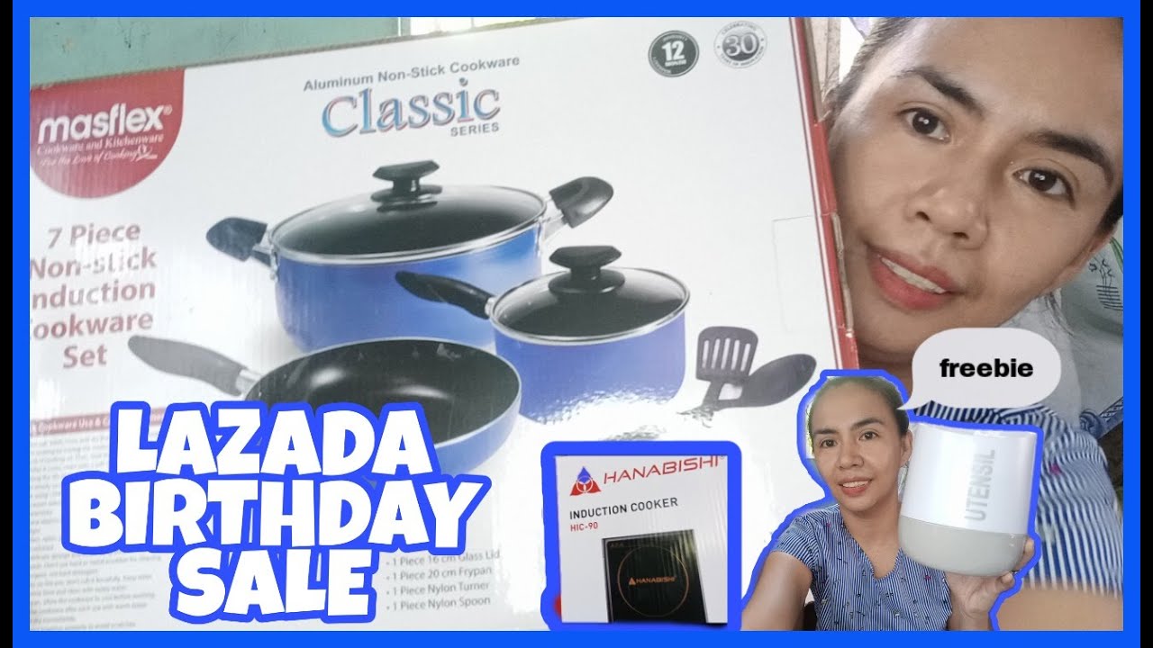 LAZADA BDAY SALE HAUL|MASFLEX COOKWARE|INDUCTION COOKER