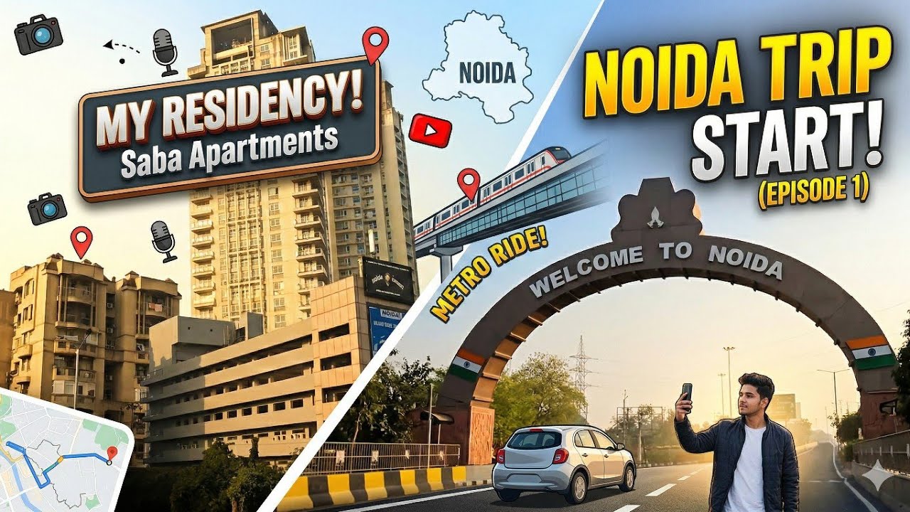 Welcome to Noida Uttarpradesh | Supernova Noida @RailLoverGulam 