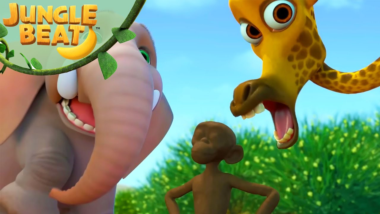 What do you have on your face Munki??? | Jungle Beat: Munki & Trunk | Kids Cartoon 2026