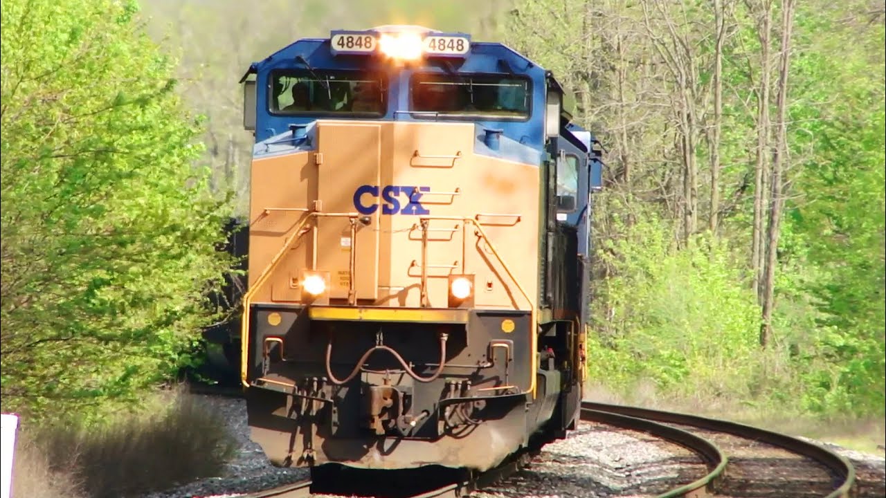 🔊🔊 1.5 Hours Of Just CSX Train Engines & Horns In Action