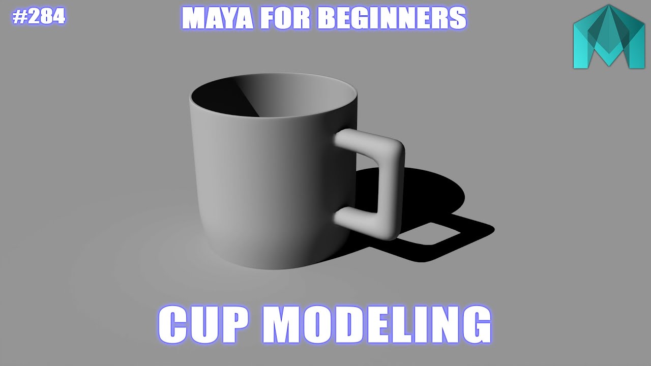 Maya beginners tutorial - Cup modeling