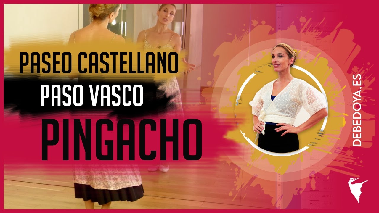 Paseo castellano, paso vasco en el baile Pingacho (Folclore)