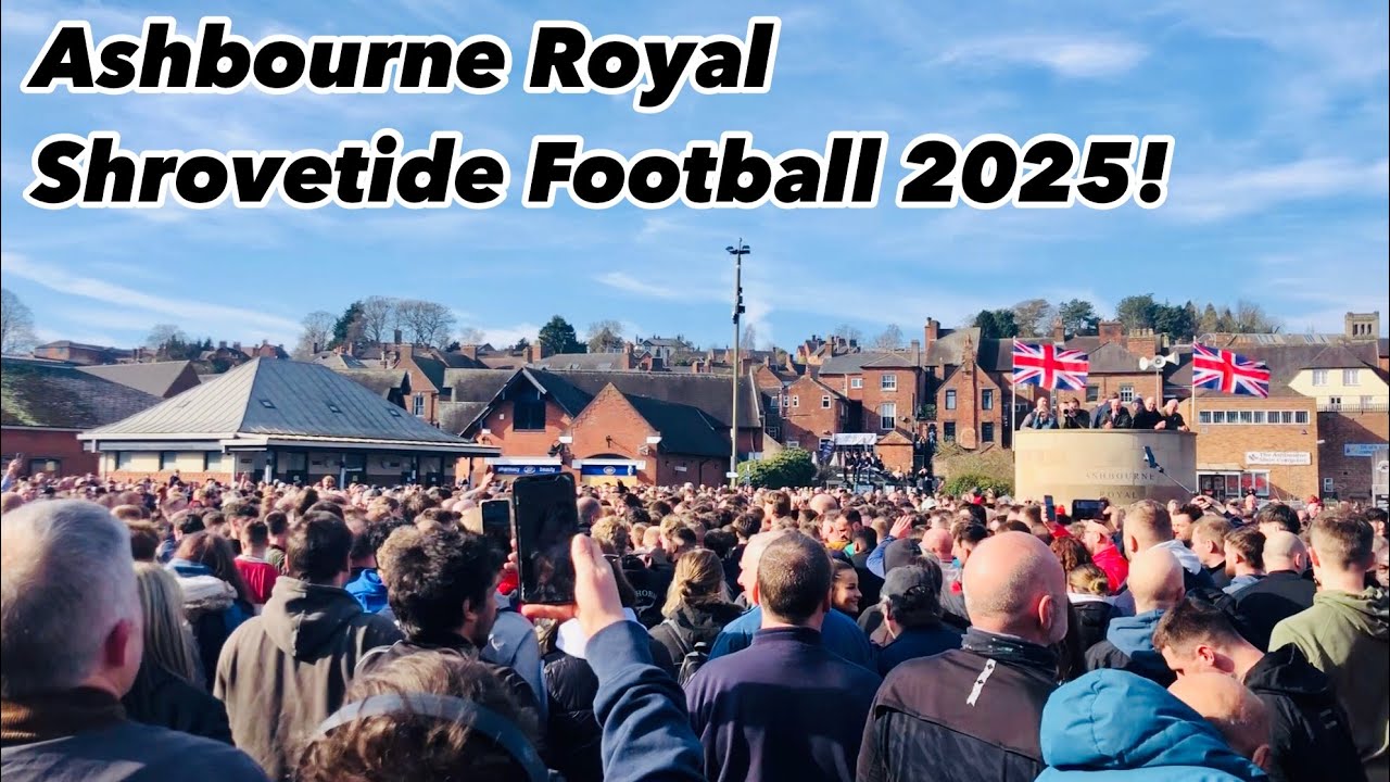 Ashbourne Royal Shrovetide Football 2025 Highlights and Raw Footage!
