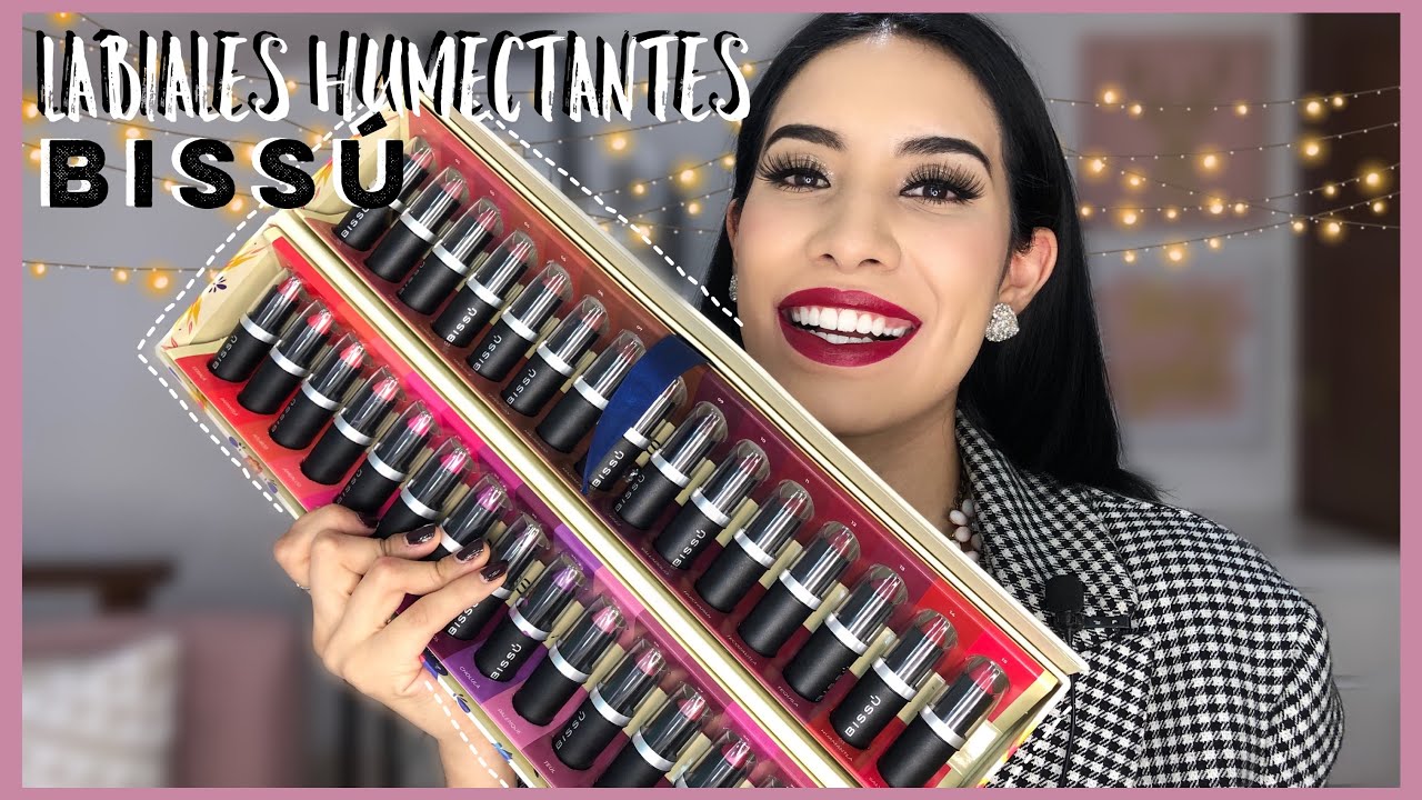 NUEVOS LABIALES HUMECTANTES DE BISSÚ+ Swatches! | Carel Quezada