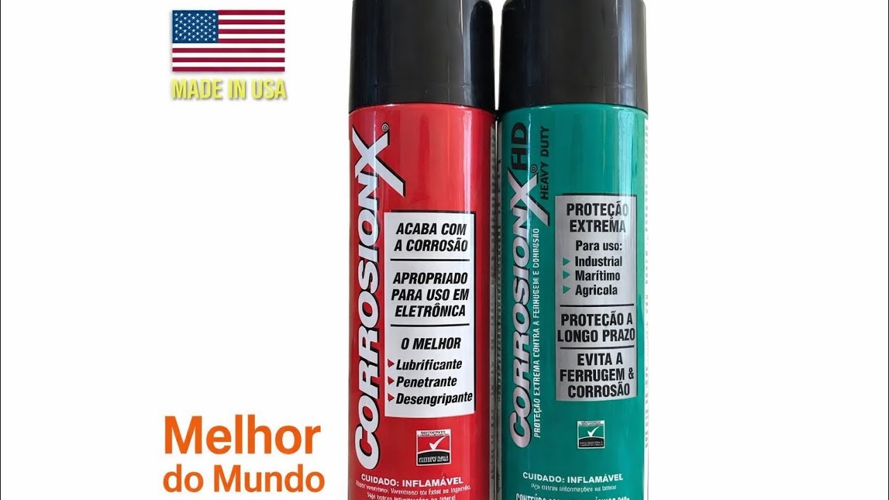 O MELHOR ANTI FERRUGEM do Mercado! CorrosionX vs Corrosion HD | Teste REAL