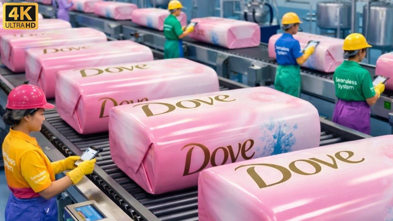 How Soap Is Made in Factory | Satisfying Machines + Hidden Manufacturing Secrets