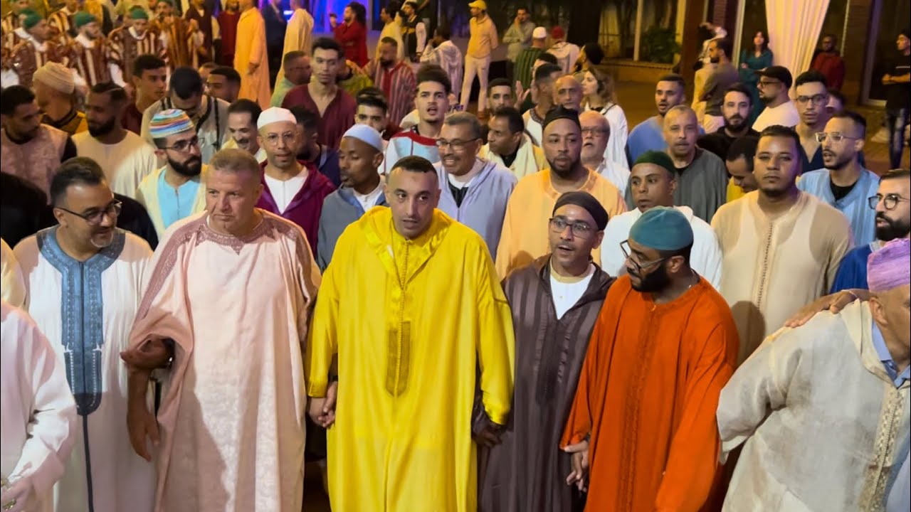 دخلة عيساوية  للمقدم فؤاد لمرابط  بمناسبة المولد النبوي الشريف الجزء الأول  مع ألمع المقدمين بمكناس