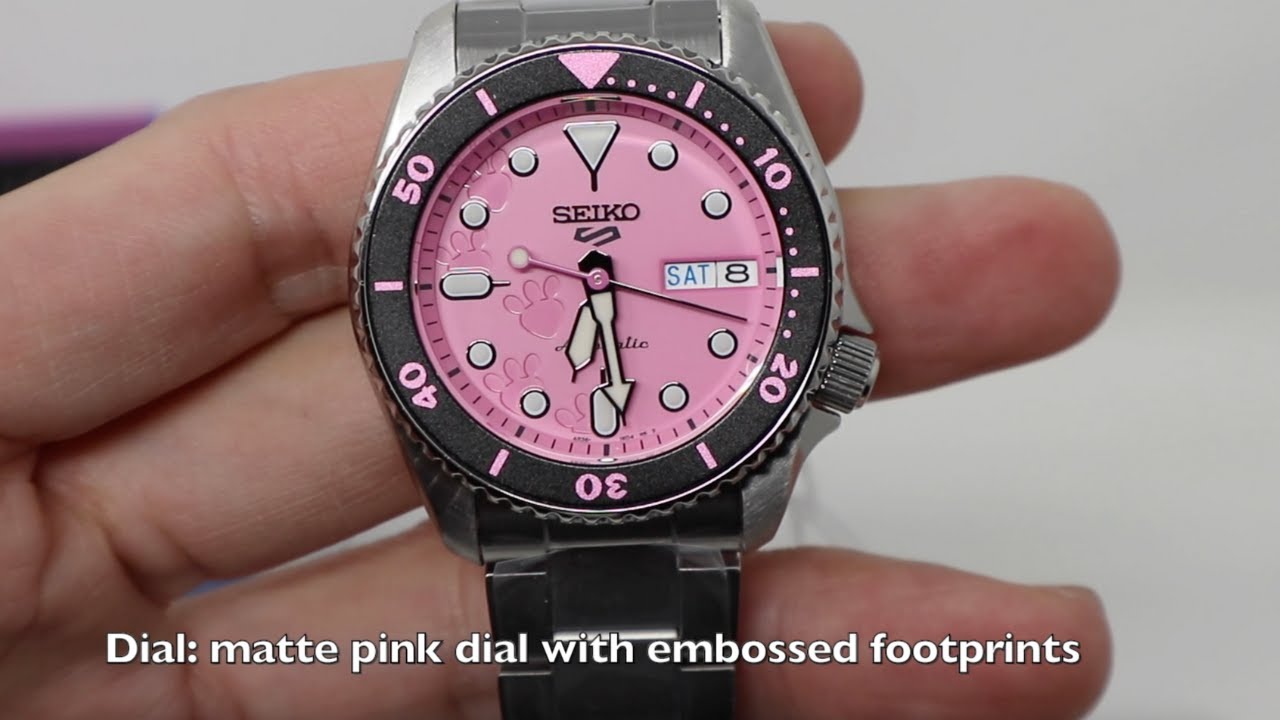 Seiko 5 Sports Pink Panther Limited Edition #SRPM07