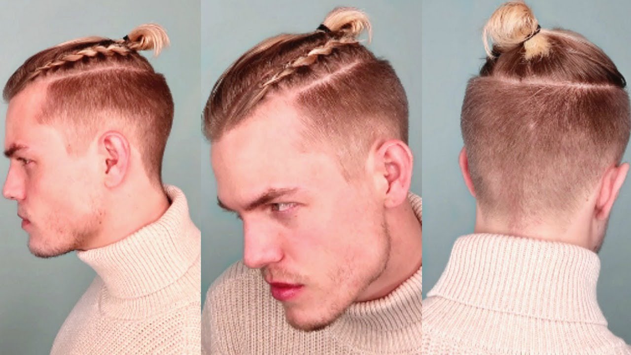 Viking Braided Top Knot/Man Bun | Step by Step