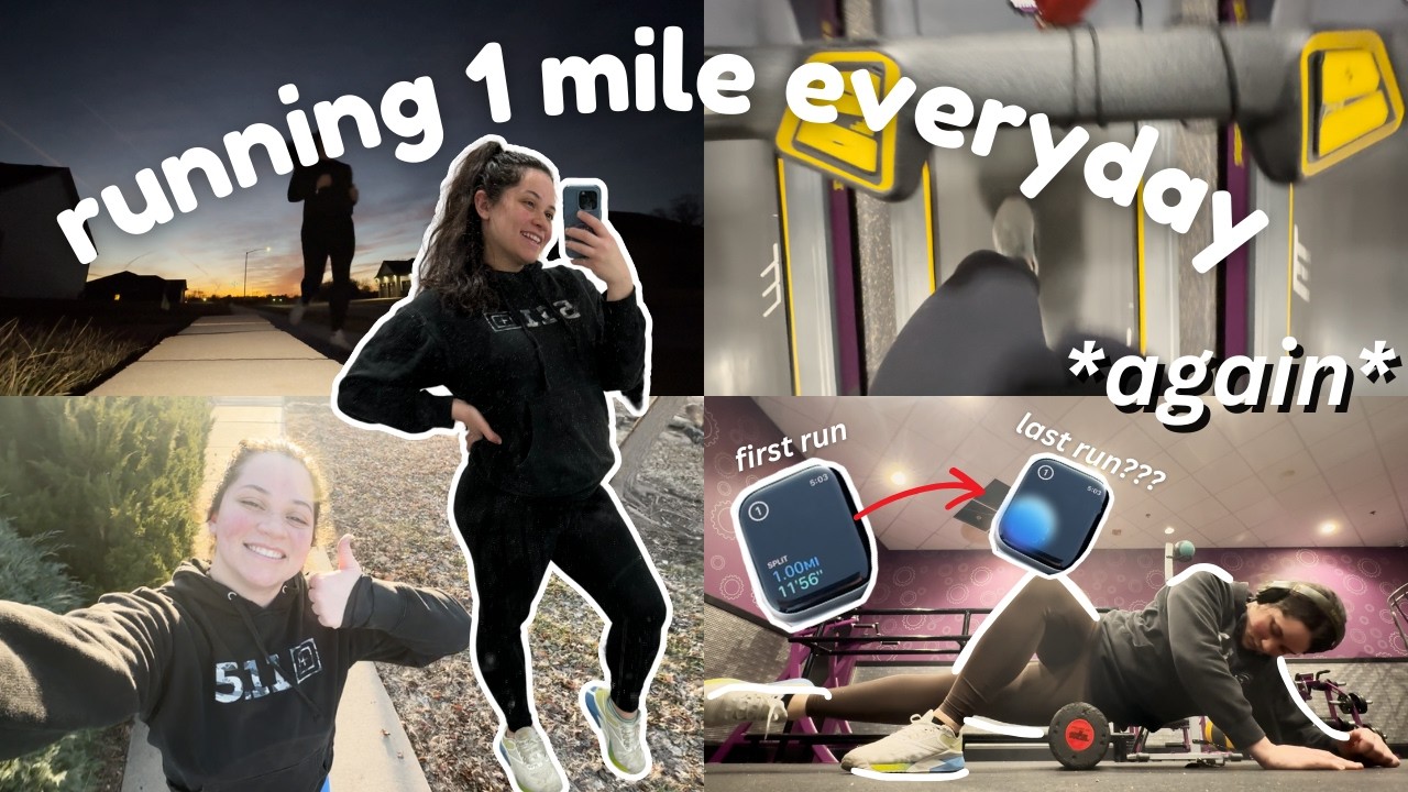 RUNNING 1 MILE EVERYDAY for 30 DAYS *again* | results + what I learned
