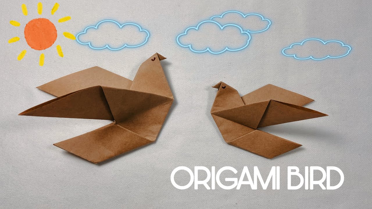 Origami Bird - Paper Bird Craft - Origami Easy