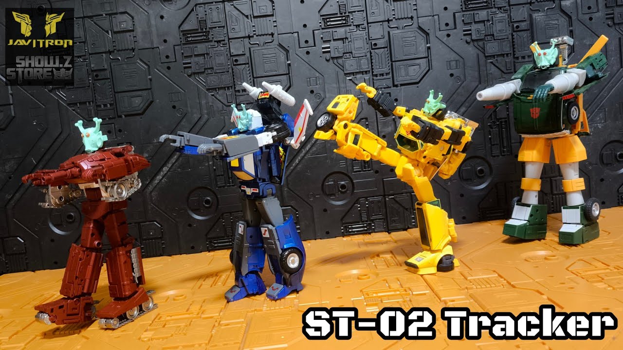 Review Transformers Star Toy ST-02 Tracker Masterpiece Tracks Javitron @ShowZStore 