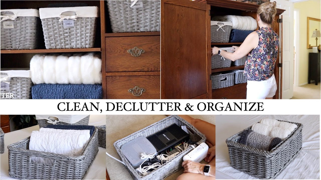 CLEAN DECLUTTER AND ORGANIZE | CLEAN WITH ME | CLEANING MOTIVATION