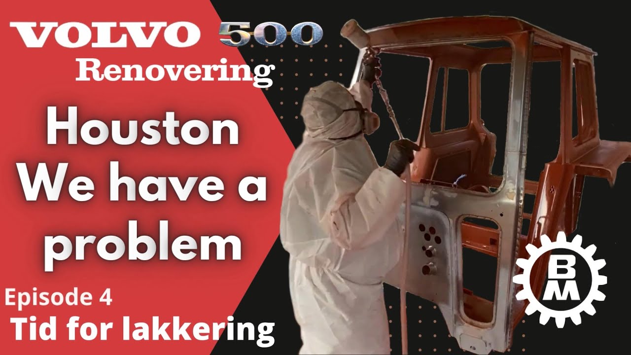 Volvo BM 500 Renovering - Del 4 - Lakkering 1/2