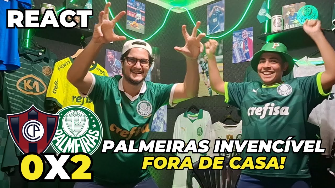 REACT CERRO PORTENÕ 0X2 PALMEIRAS | CLASSIFICADOS E EM BUSCA DO TETRA! | LIBERTADORES 2025