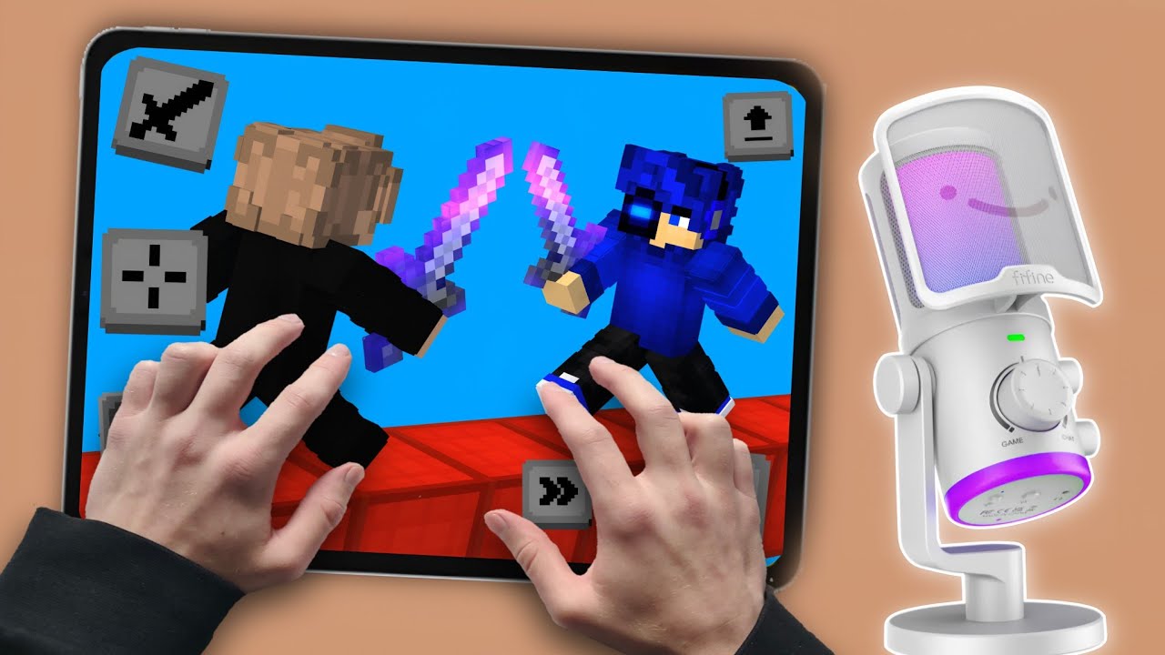 😈🔥HANDCAM + FIFINE Ampligame AM6 (Minecraft Bedrock и мой рабочий стол)