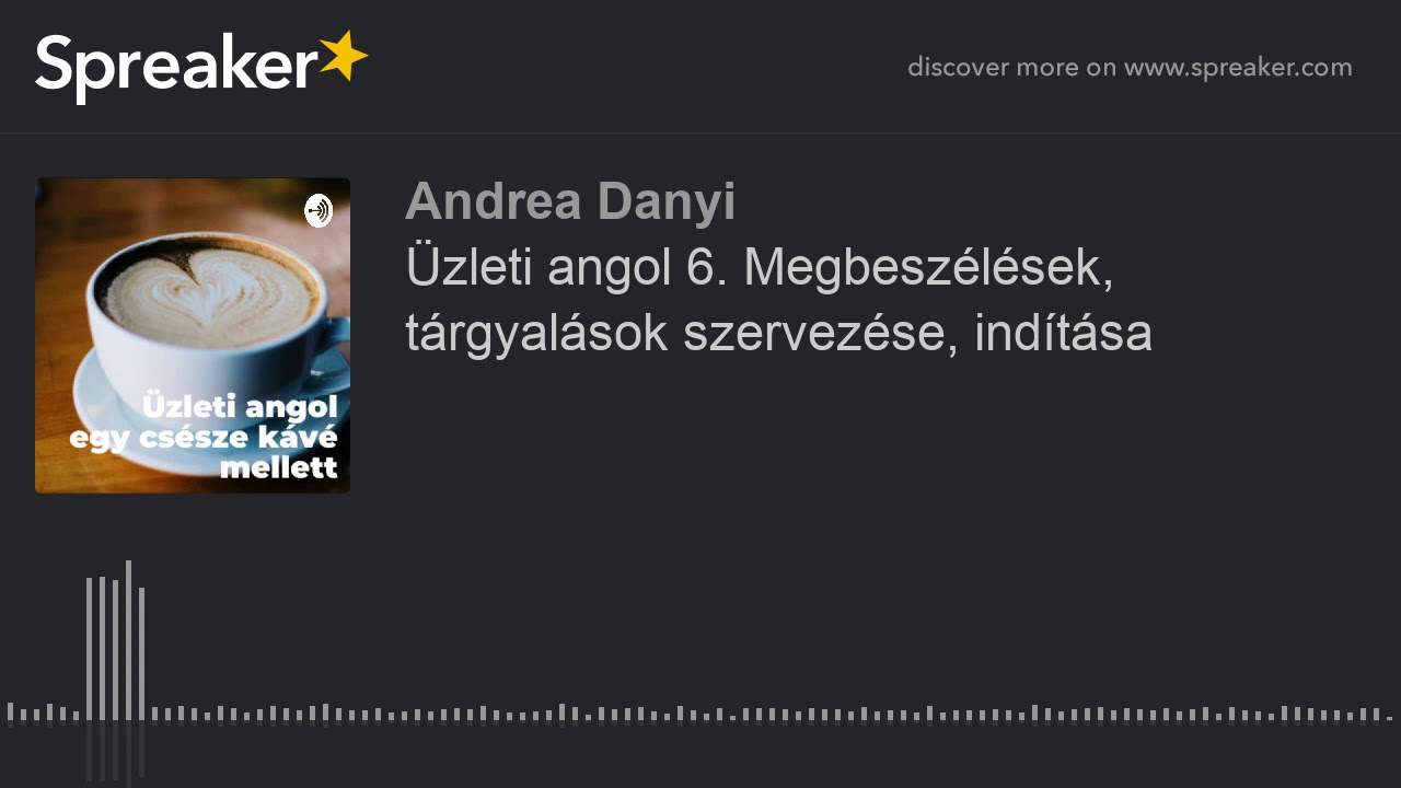 &Uuml;zleti angol 6. Megbesz&eacute;l&eacute;sek, t&aacute;rgyal&aacute;sok szervez&eacute;se, ind&iacute;t&aacute;sa