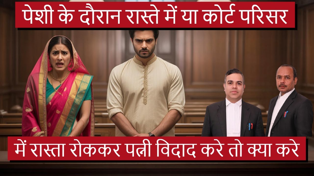 तारीख पेशी पर पत्नी द्वारा विवाद होने पर पति क्या करे |  पति क्या करे क्या न करें | Family Law | Law