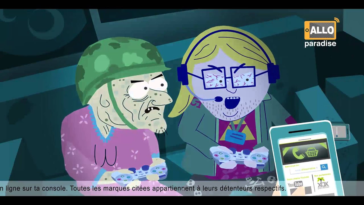 Spot TV pour Game One : Alloparadise (Ps, xBx, Pc Paradise)