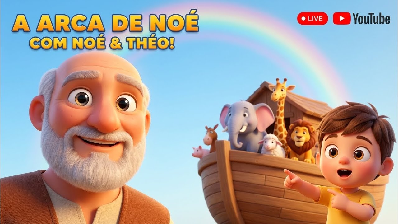 A Arca de Noé 🌈 | Amiguinhos da Bíblia com Théo 