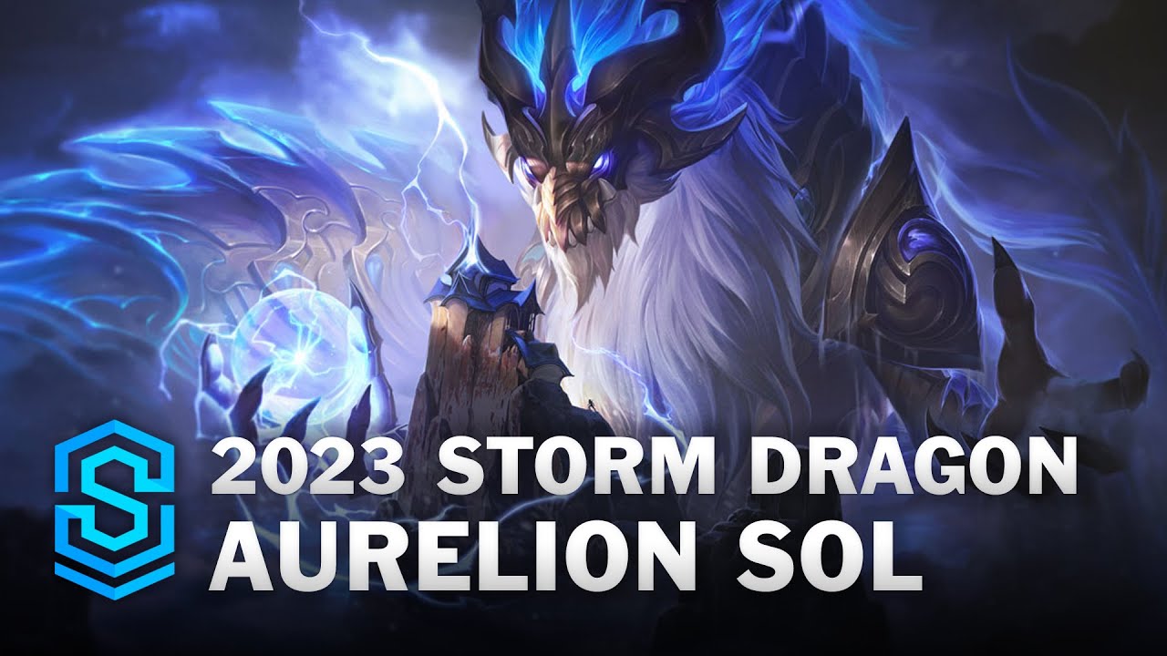 Storm Dragon Aurelion Sol Skin Spotlight - League of Legends