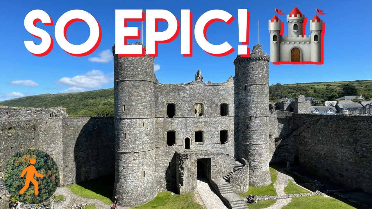 Welsh Castle!  Harlech Castle - Amazing Virtual Walk