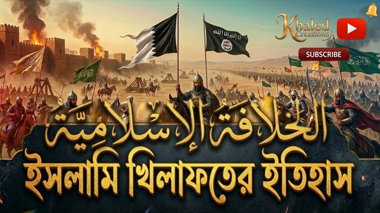 ইসলামী খিলাফতের ইতিহাস | রাশেদুন, উমাইয়া,আব্বাসী, মামলুক ও উসমানীয় যুগ|KHALED CREATIONS | KHILAFAT