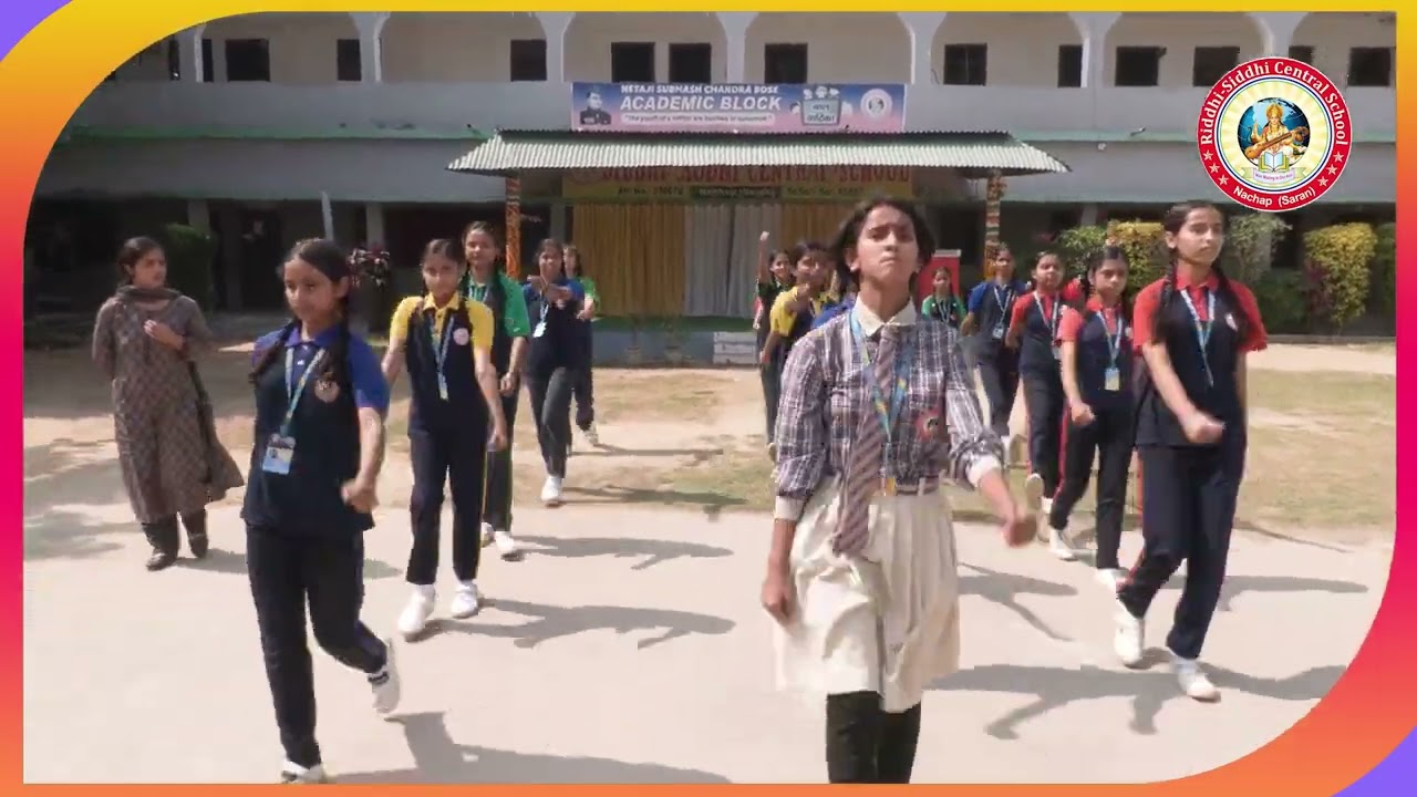 Parade Training || Instruct By नुपुर || Extra Activity ||  Riddhi Siddhi Central School