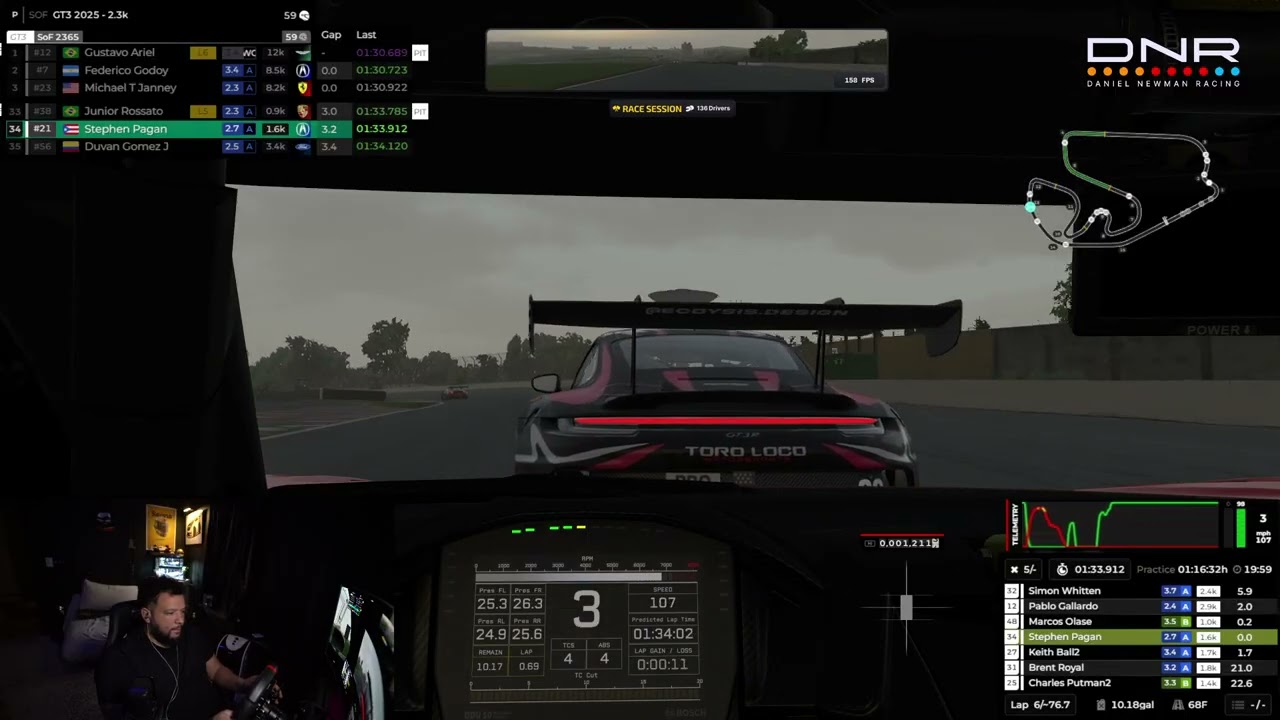 GT3's @ the Goats home track (SENNA)