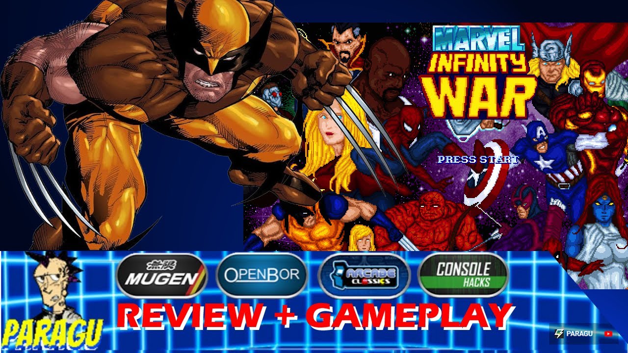 Marvel Infinity War OpenBOR |Classic Museum| X-Men Arcade [REVIEW e GAMEPLAY]