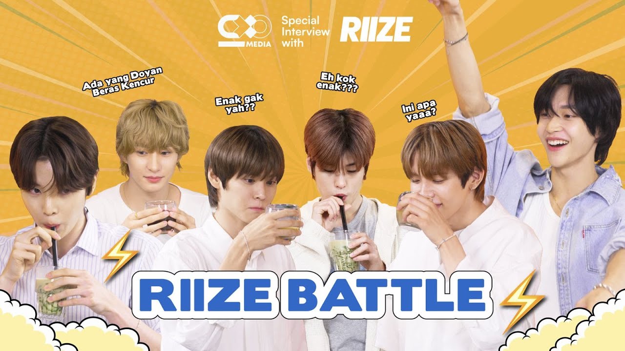RIIZE Suka Banget Jamu Beras Kencur! - RIIZE Battle di CXO