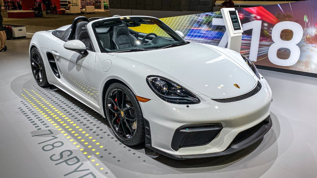 2020 Porsche 718 Spyder Convertible Walkaround 4K