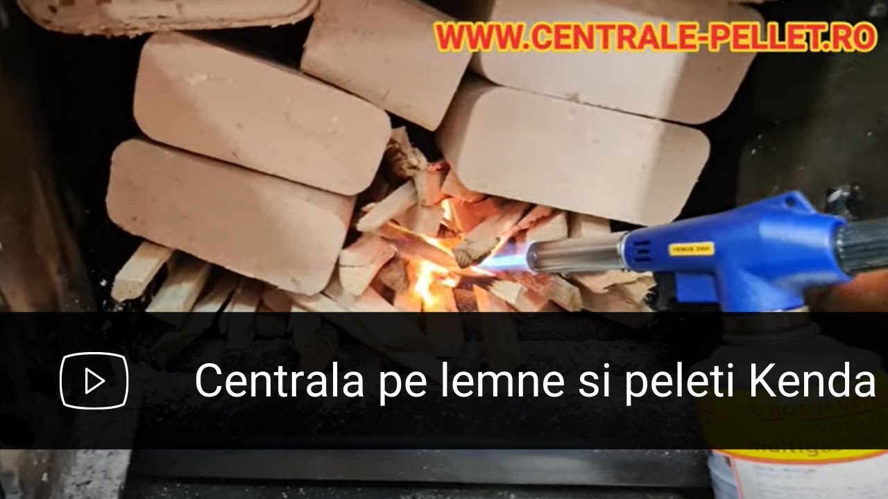 Centrala pe lemne si peleti Kenda - Functionare pe peleti - lemne - brichete de rumegus ecologice