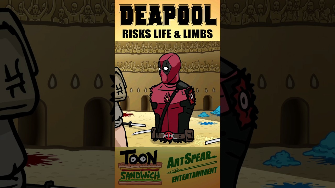 Deadpool can't lose - TOON SANDWICH #funny #deadpool #marvel #starwars #batman #crossover #mcu