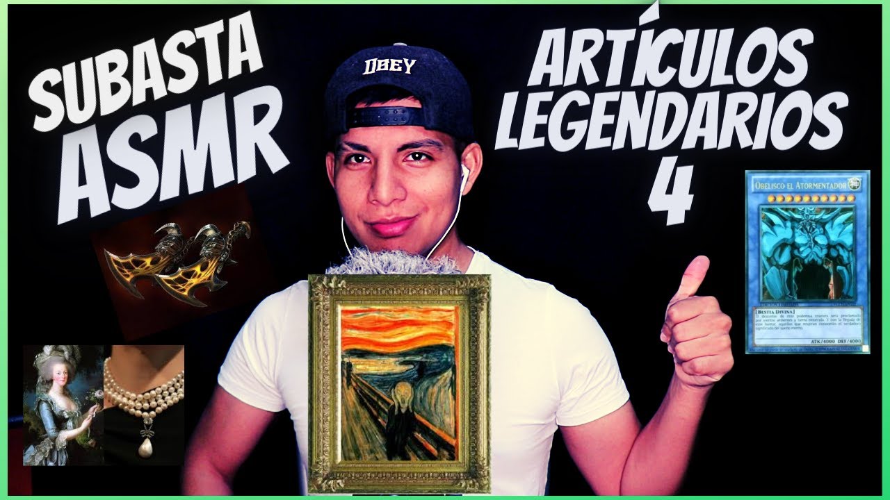 SUBASTA ASMR - ART&Iacute;CULOS LEGENDARIOS PARTE 4-ROLEPLAY