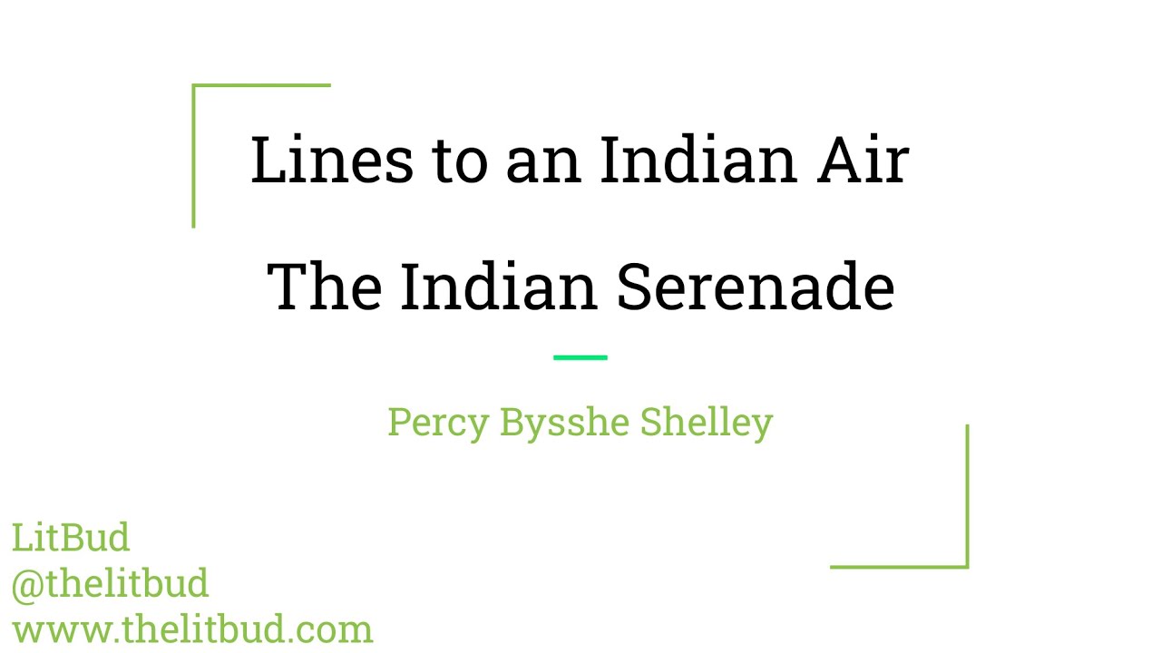 The Indian Serenade | Percy Bysshe Shelley | Hindi Analysis | NET JRF BA MA English Literature