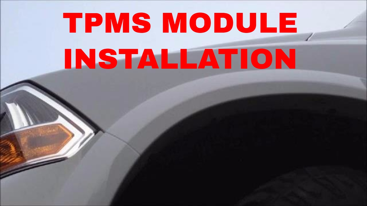 2009-2012 Dodge Ram Tire Pressure Module Installation/Replacement Video