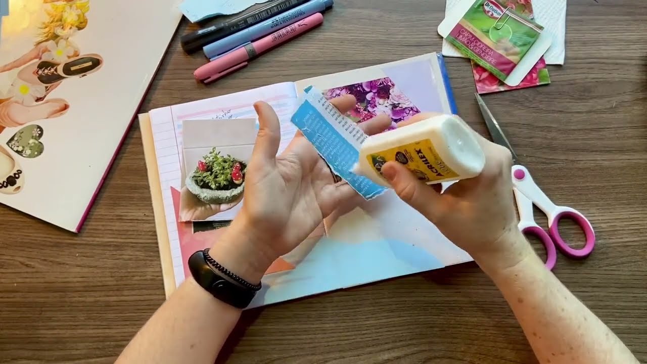 INSPIRAÇÃO DE COLAGEM COM RECORTES DE REVISTA