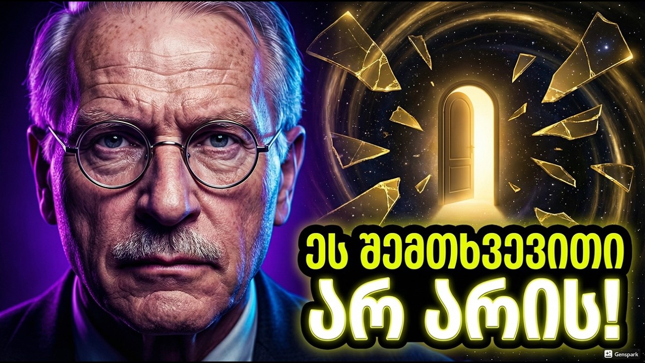 თუ ამ ვიდეოს წააწყდი, ეს ნიშანია... (კარლ იუნგის ფილოსოფია)